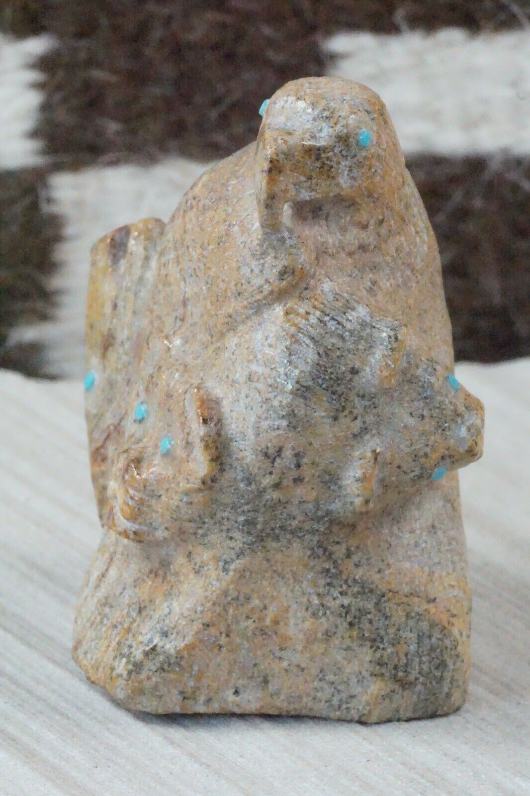 Six Directional Zuni Fetish Carving - Derrick Kaamasee