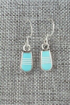 Turquoise & Sterling Silver Earrings - Valentino Laate