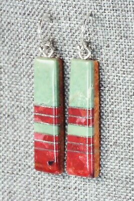 Multi Stone & Sterling Silver Earrings - Ronald Chavez