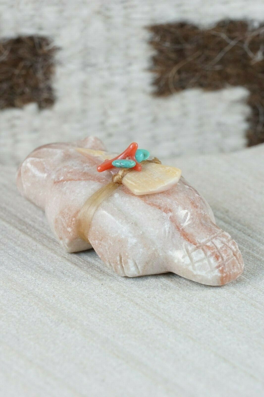 Badger Zuni Fetish Carving - Lena Boone - High Lonesome Trading