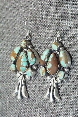 Turquoise & Sterling Silver Earrings - Bobby Platero