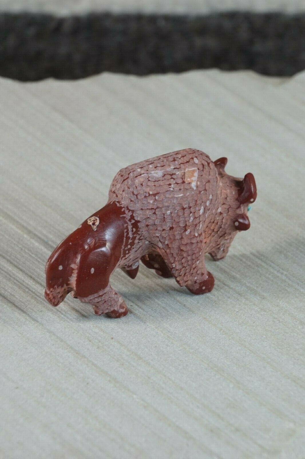 Buffalo Zuni Fetish Carving - Russell Shack - High Lonesome Trading