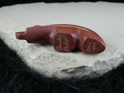 Bear Zuni Fetish Carving - Brandon Phillips - High Lonesome Trading