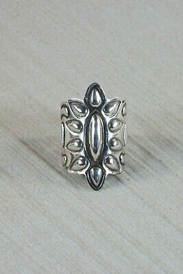 Navajo Sterling Silver Ring - Native American - Size 9.5 - High Lonesome Trading
