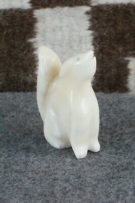 Wolf Zuni Fetish Carving - Calvert Bowannie
