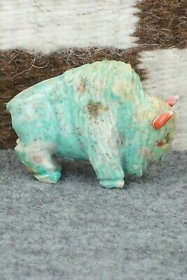 Buffalo Zuni Fetish Carving - Andres Quandelacy