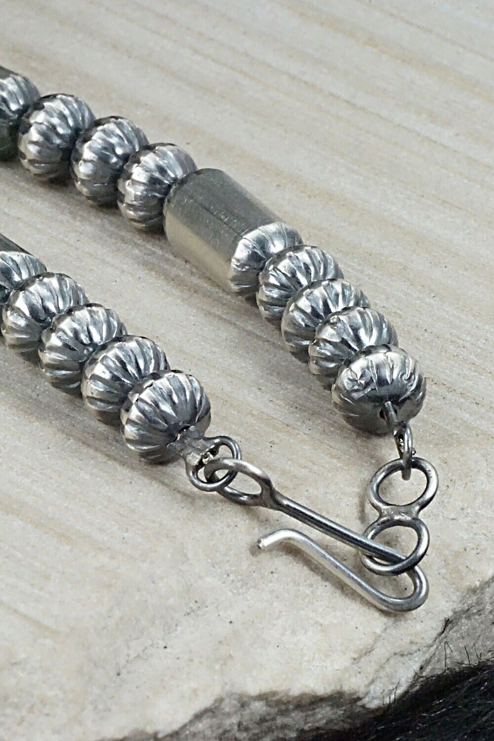 Sterling Silver Navajo Pearl Necklace - Tonisha Haley