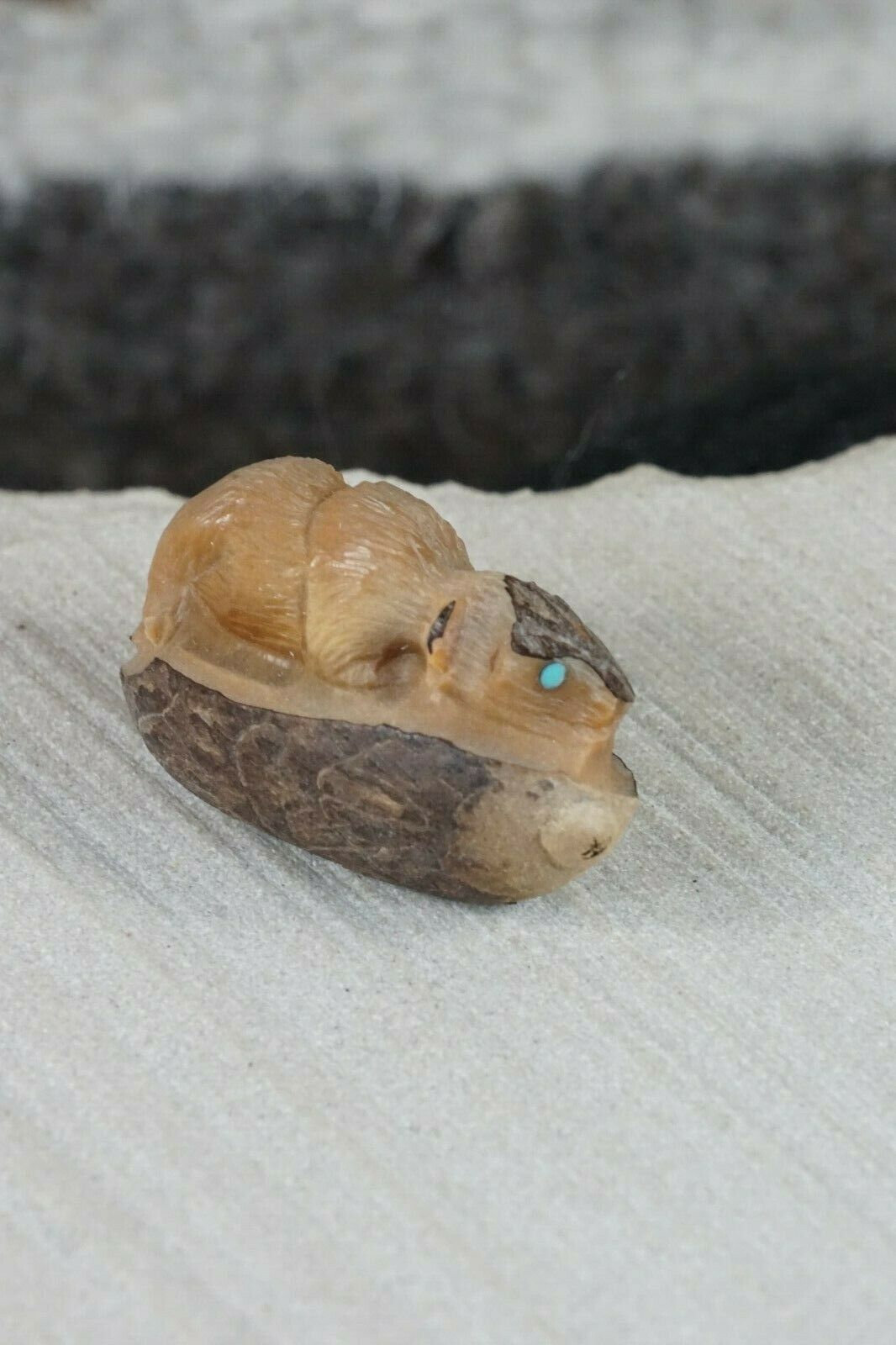 Calf Zuni Fetish Carving - Chris Peina - High Lonesome Trading