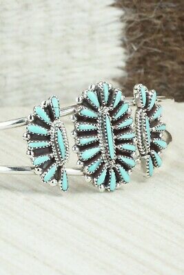 Turquoise & Sterling Silver Bracelet - Judy Wallace