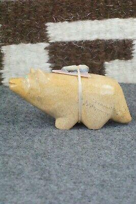 Wolf Zuni Fetish Carving - Delvin Leekya - High Lonesome Trading