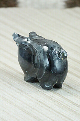 Pig Zuni Fetish Carving - Stanton Hannaweeke