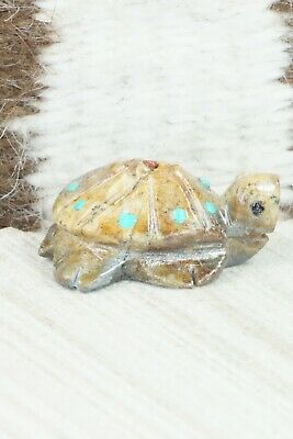 Turtle Zuni Fetish Carving - Carl Etsate