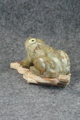 Frog Zuni Fetish Carving - Justin Natewa