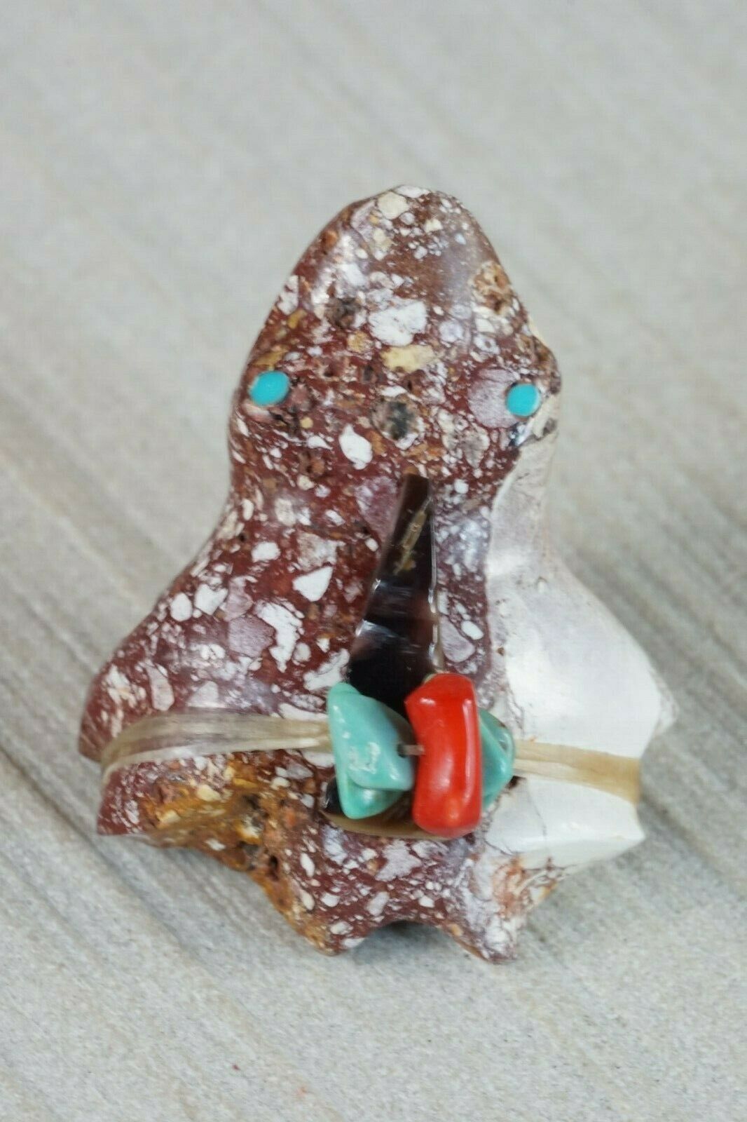 Frog Zuni Fetish Carving - Lena Boone - High Lonesome Trading
