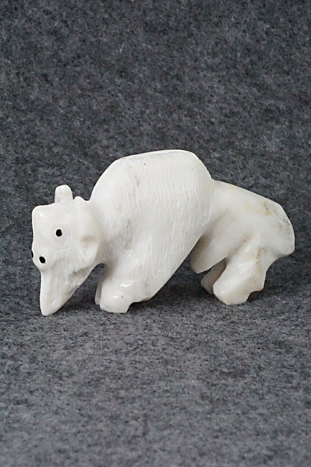 Buffalo Zuni Fetish Carving - Russell Shack