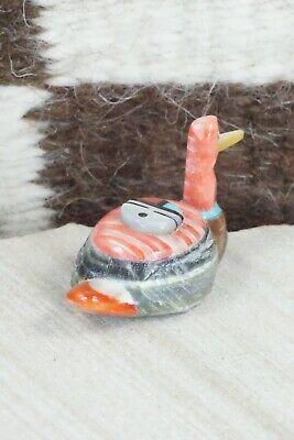 Duck Zuni Fetish Carving - Darrin Boone - High Lonesome Trading