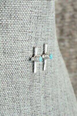 Turquoise & Sterling Silver Earrings - Lorraine Chee